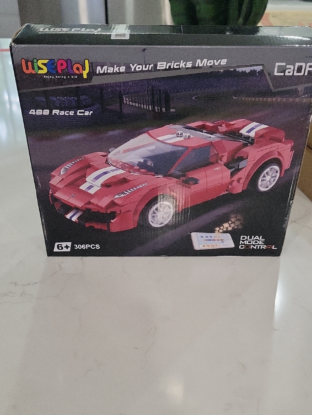 Red Race Car Building Set - 306pcs